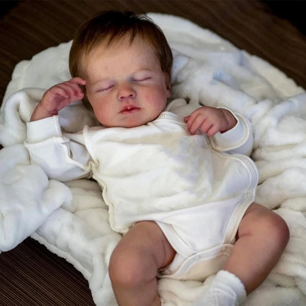 Bunny - 20Inch Reborn Baby Doll Boy or Girl Full Body Silicone Vinyl With Rooted Hair 
