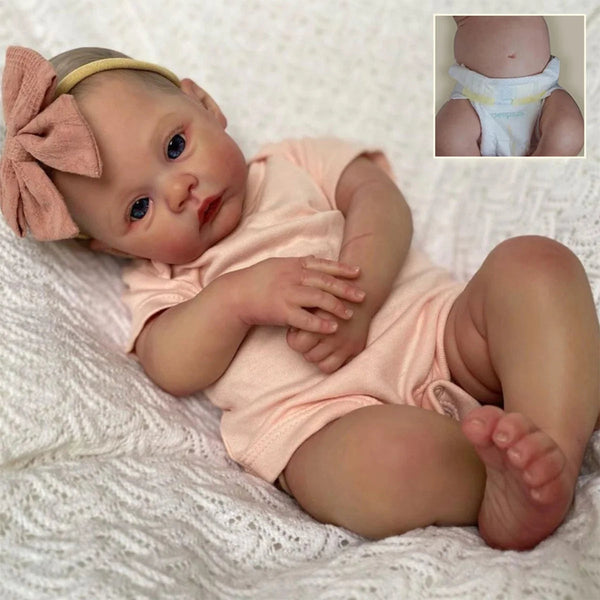 Linda - 49cm realistic Reborn doll 