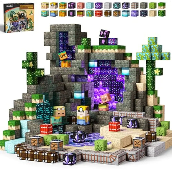100PCS Magnetic Building Blocks 
