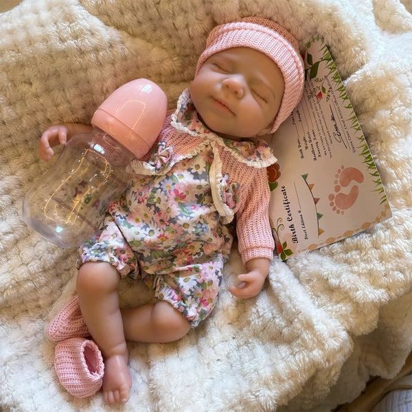 Luna-Full Body Silicone Reborn Baby Doll /Washable 